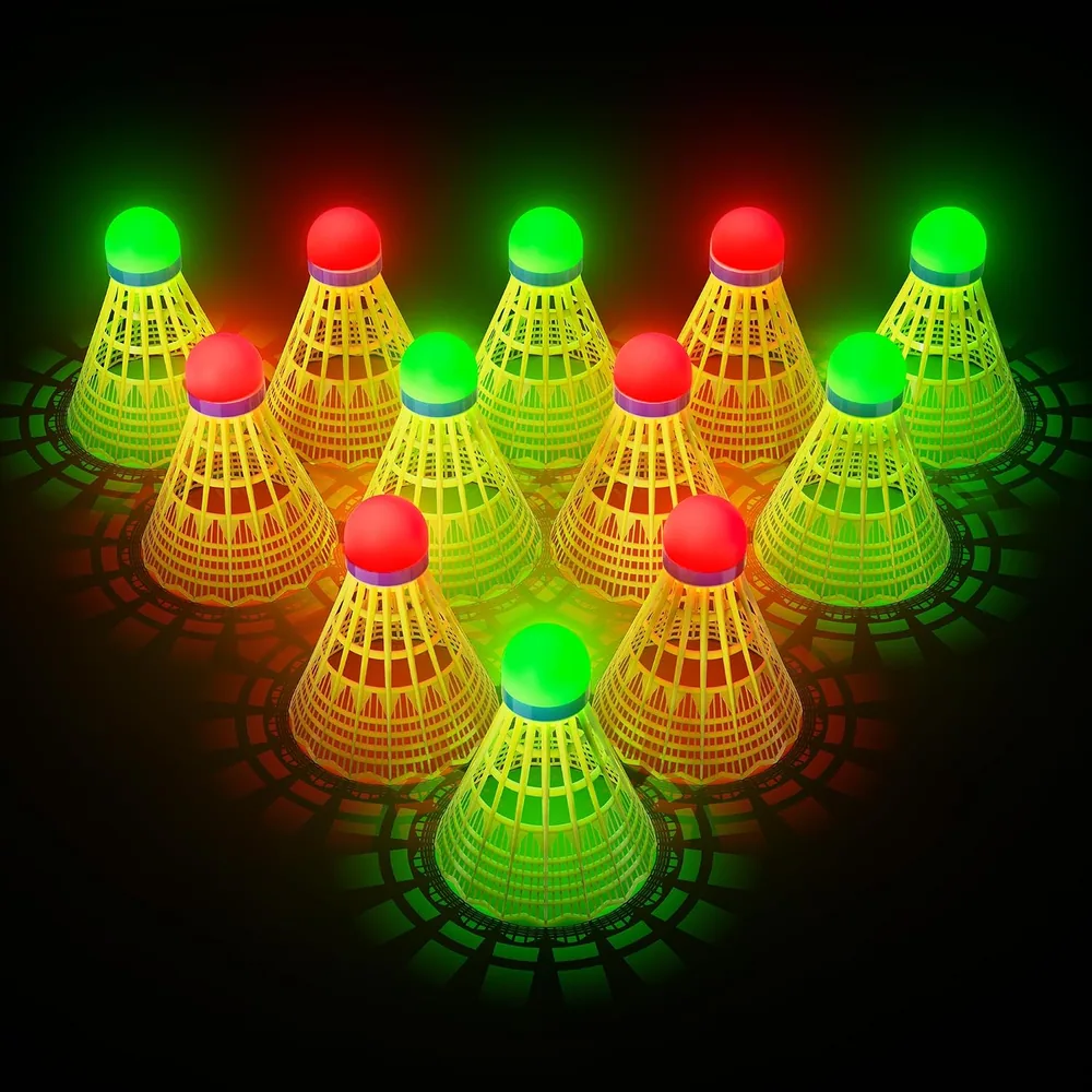 HIRALIY LED Light-Up Badminton Shuttlecocks